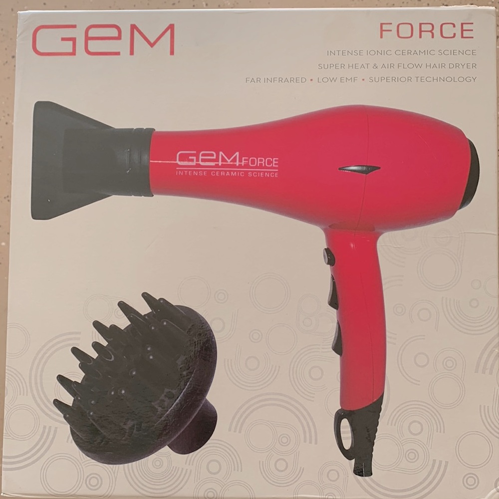 Brand new Gem Force Intense Ceramic Science hair dryer.